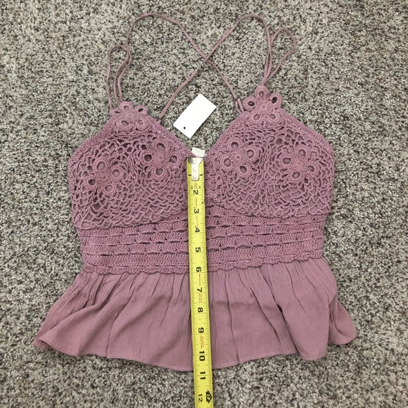 Aero Crochet Baby Doll Tank NWT - Picture 4 of 4